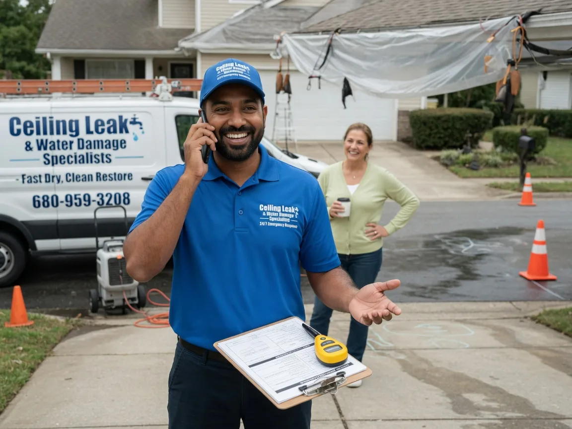 Ceiling Leak Cleanup Patriot, OH FAQs